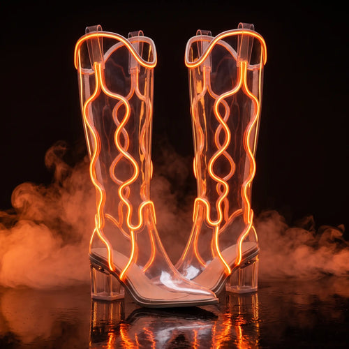 Orange NeonBoots