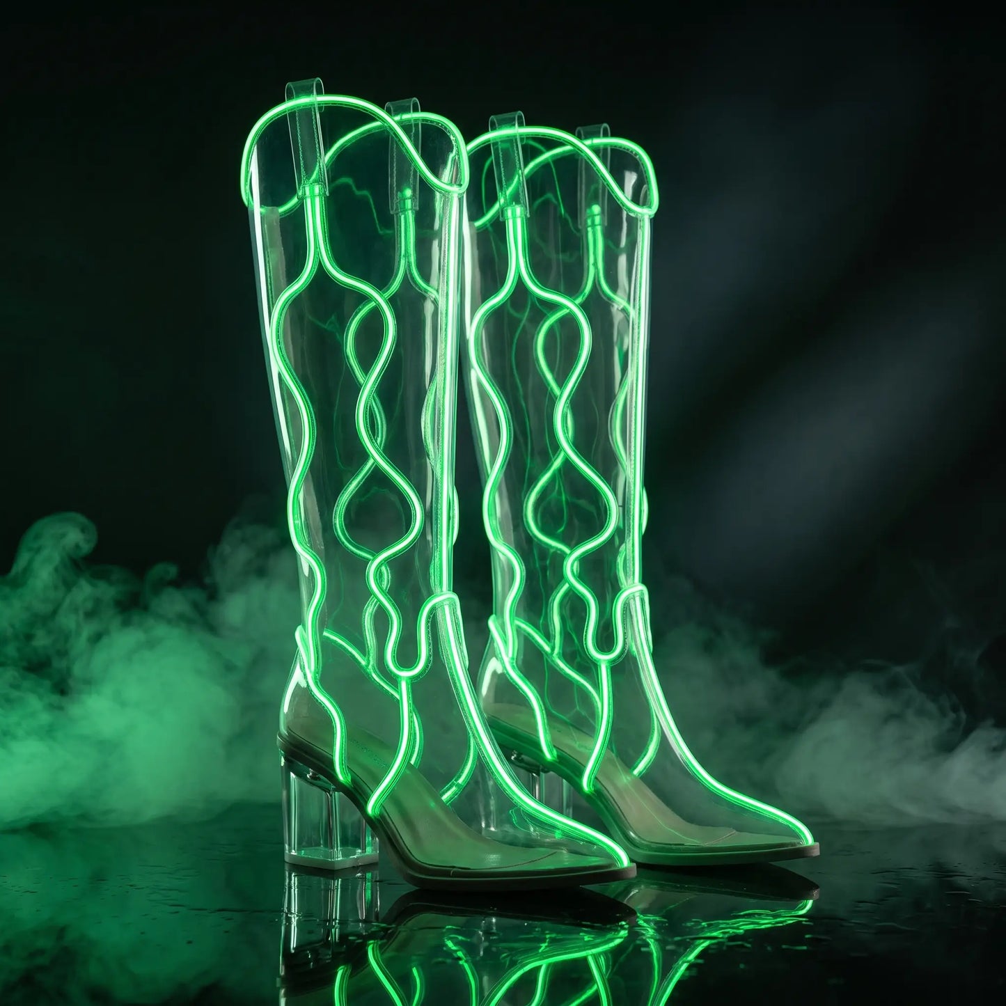 Green NeonBoots