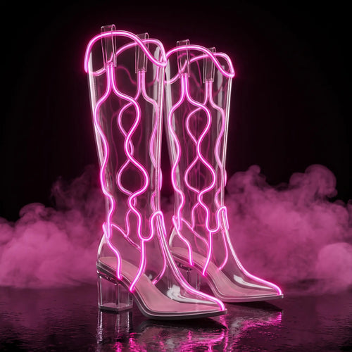Pink NeonBoots