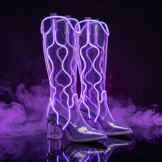Purple NeonBoots