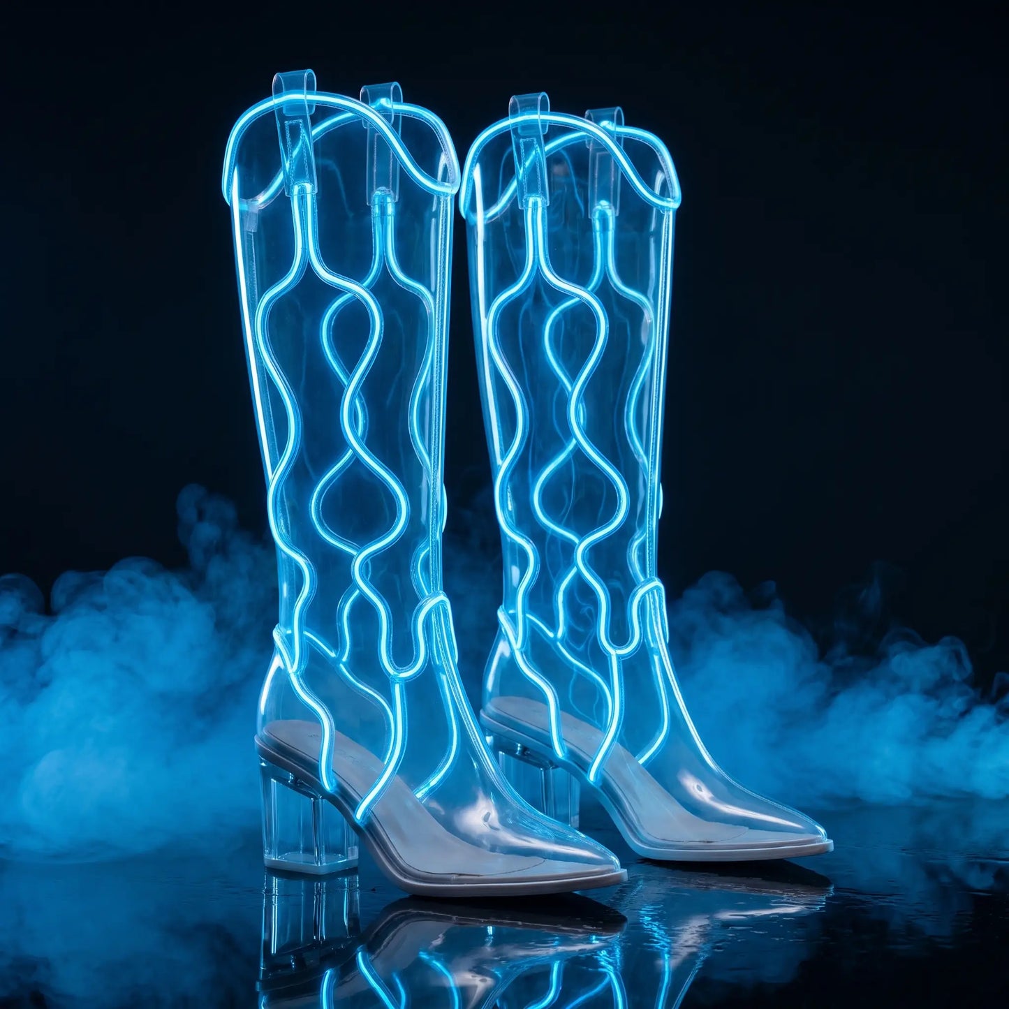Blue NeonBoots